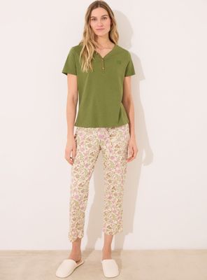 Polera Lisa Manga Corta Algodón