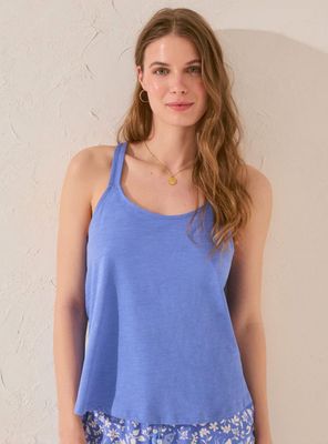 Polera Tirantes Algodón Claro