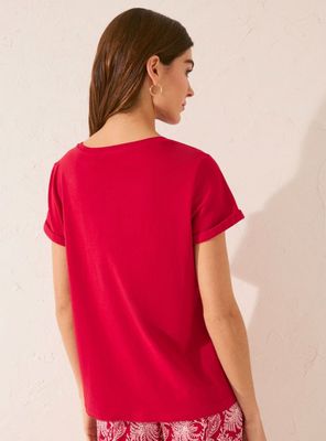 Imagen 2 del producto Polera Manga Corta Algodón Bordado