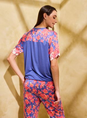 Imagen 2 del producto Pijama Viscosa Estampado con Espalda Elasticada