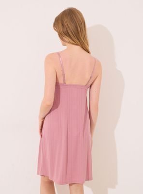 Imagen 2 del producto Camisón Corto Maternity Pointelle Rossa