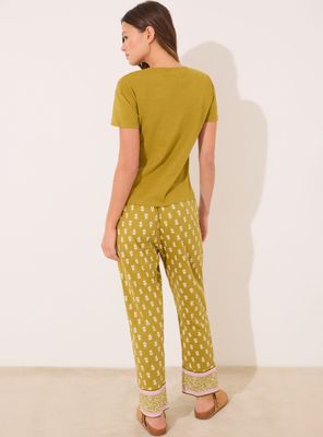 Imagen 2 del producto Pantalón Largo Carrot Algodón Sellos