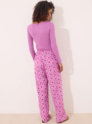 Imagen 2 del producto Pantalón Largo Viscosa Estampado Geométrico