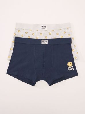 Imagen 2 del producto Pack 2 Calzón Bóxer Algodón Smiley