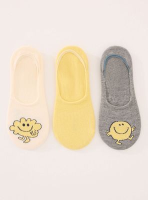 Pack 3 Calcetín Invisibles Algodón Mr. Men