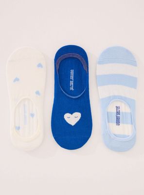 Imagen 1 del producto Pack 3 Calcetín Invisibles Algodón Print Corazones
