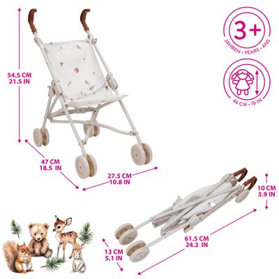 Imagen 2 del producto Coche de Muñecas Stroller Woodland