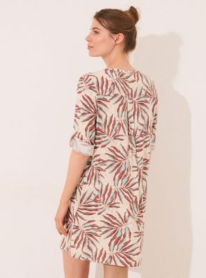 Imagen 2 del producto Camisola Corta Estampado Hojas