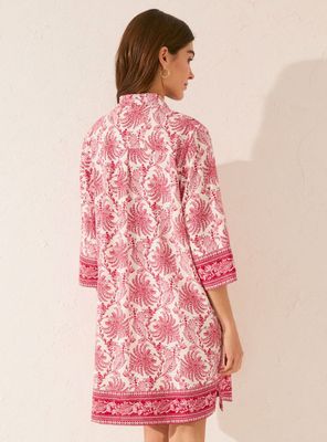 Imagen 2 del producto Kimono Camisero Estampado Hojas