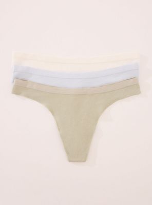 Imagen 1 del producto Pack 3 Colaless Algodón Canalé Color Neutro