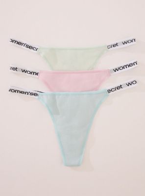 Pack 3 Colaless Algodón Logo