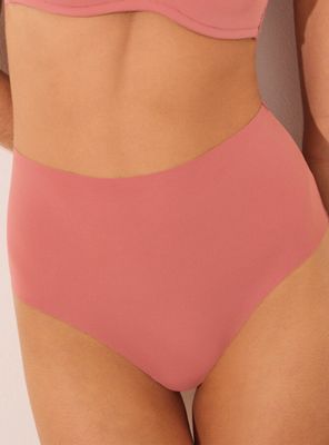 Calzón Alto Clásico Microfibra Rosa