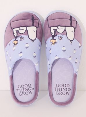 Pantuflas Lila Snoopy