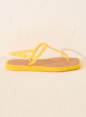 Sandalia Entrelazada Punta Cuadrada