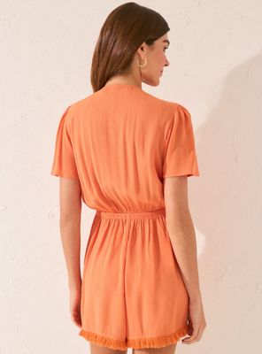 Imagen 2 del producto Enterito Corto Viscosa Naranja