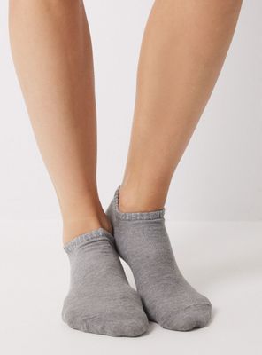 Imagen 2 del producto Pack 3 Calcetín Cortos Grises Lúrex
