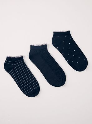 Imagen 1 del producto Pack 3 Calcetín Cortos lúrex