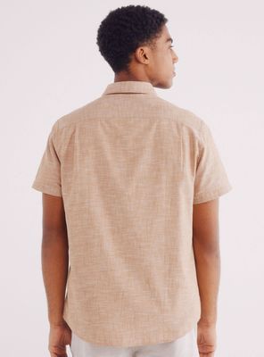 Imagen 2 del producto Camisa Manga Corta Efecto Lino