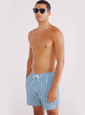 Traje Baño Rayas Print