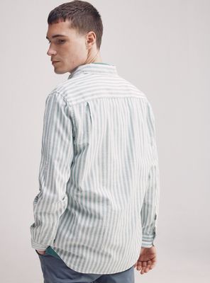 Imagen 2 del producto Camisa Rayas Algodón Slub