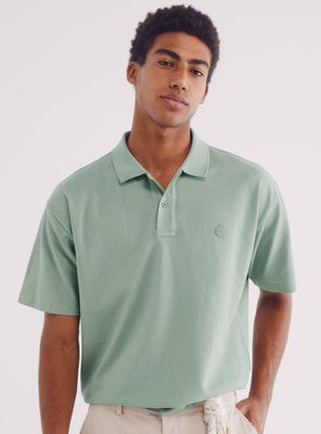 Polera Polera Polo piqué boxy fit