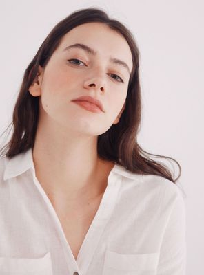 Imagen 2 del producto Camisa Manga Corta Algodón Lino