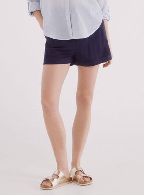 Imagen 1 del producto Short Lino Cinturón Trenzado