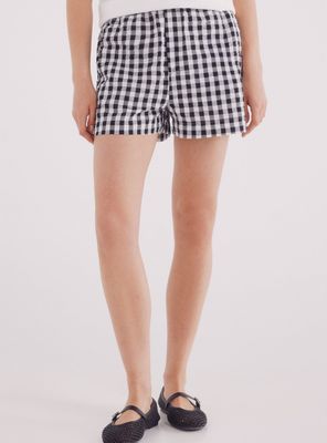 Springfield Short Cuadros Vichy Color Básico