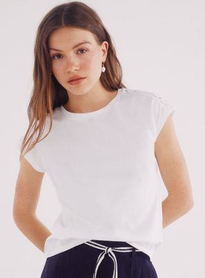 Polera Hombros Crochet