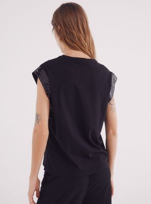 Imagen 2 del producto Polera Manga Caída Lentejuelas