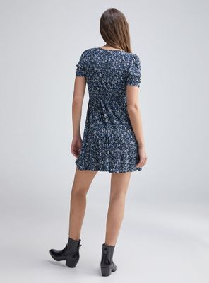 Imagen 2 del producto Vestido Corto Estampado Gomas