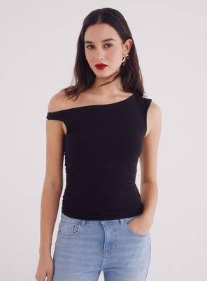 Top Asimétrico Liso