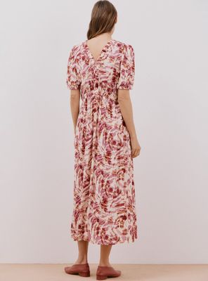 Imagen 2 del producto Vestido Largo Estampado Detalle Drapeado