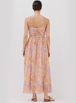 Imagen 2 del producto Vestido Largo Estampado Tirantes Finos