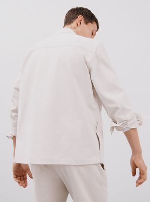 Imagen 2 del producto Sobrecamisa Casual Algodón Lino