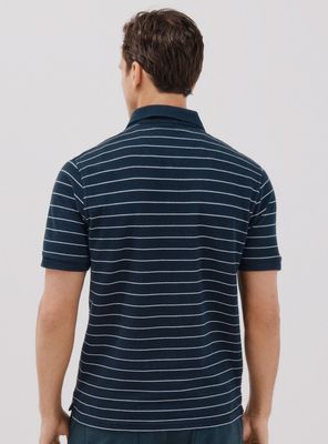 Imagen 2 del producto Polera Piqué Rayas Cuello Polo
