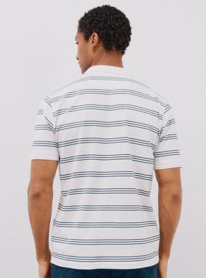 Imagen 2 del producto Polera Print Rayas Cuello Estructura