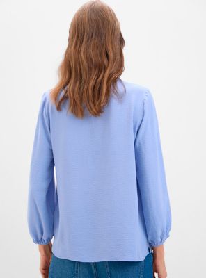 Imagen 2 del producto Blusa Cuello Mao Manga Larga