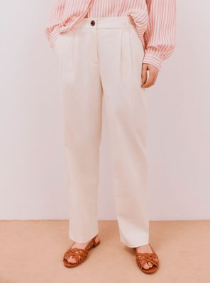 Pantalón Ancho con Pinzas