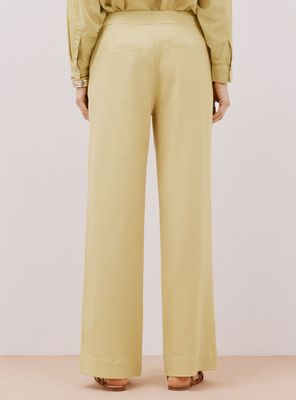 Imagen 2 del producto Pantalón Lino Pierna Recta