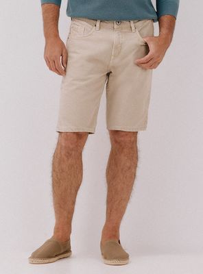 Cortefiel Bermuda Denim Color