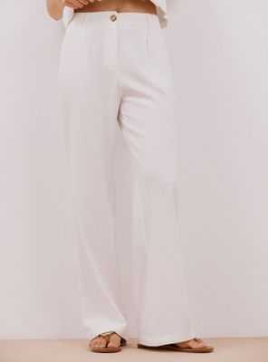 Pantalón Lino con Cierre