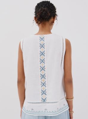 Imagen 2 del producto Blusa Bordados Entredós