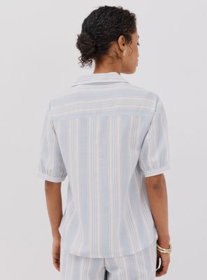 Imagen 2 del producto Camisa Manga Corta con Bolsillos Plastrón