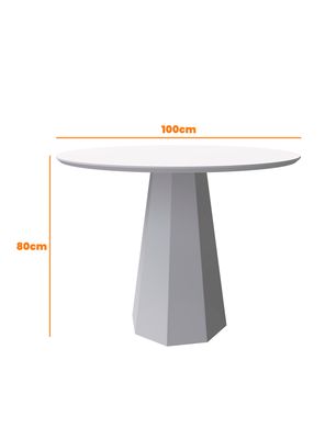 Imagen 2 del producto Juego de Comedor Isabel Redonda 4 Sillas