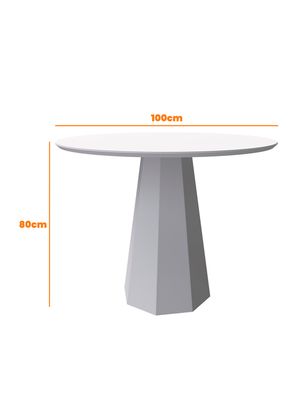 Imagen 2 del producto Juego de Comedor Isadora Redonda 4 Sillas