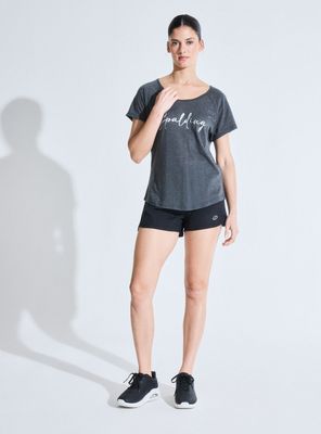 Imagen 2 del producto Polera Print Y Corte Curvo