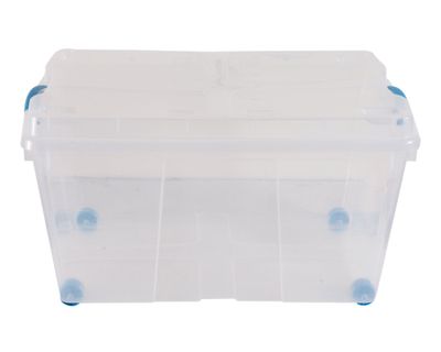 Imagen 2 del producto Caja organizadora 60 litros Rollbox transparente Wenco