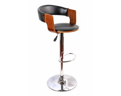 Imagen 2 del producto Silla bar Bosco negro/café M+Design