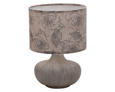 Lámpara sobremesa 1L E27 Toscana II café Abitare